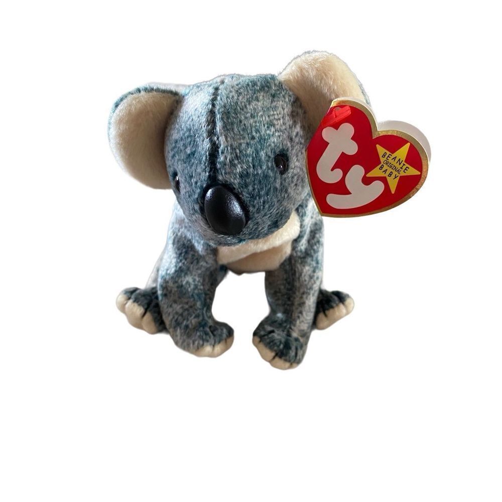 1999 Eucalyptus The Koala Bear Ty Beanie Baby Plush Collectible Nostalgia Vintag